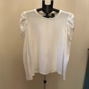 Nine West women’s long sleeve white shirt size large